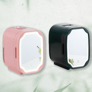 8L Mirror Beauty Mini Refrigerator 220V Silent Cosmetics Cooler Home Car Small Cooling Unit for Storage Product Type Car Fridges - Product Image 5