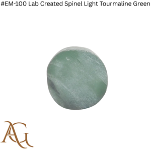 Espinela Cultivada en Laboratorio # Turmalina verde sintética EM-100 creada en laboratorio, en forma de bolas, material sintético simulado de fusión por llama. - Product Image 3