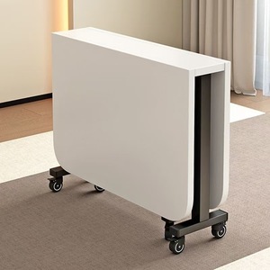 Table à manger et bureau pliants – Table rectangulaire multifonctionnelle pour petits espaces, aucun assemblage requis, portable et facile à déplacer - Product Image 6