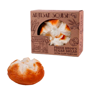 Jouet anti-stress personnalisé avec logo promotionnel, nouveau Squishy en PU en forme de pain, parfumé, à récupération lente - Product Image 1