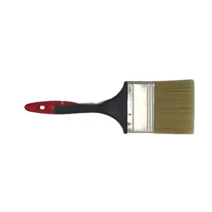 3Inch 2.5Inch Paint Brush Synthetic Bristle with 9mm Thick Wood Handle 6pcs