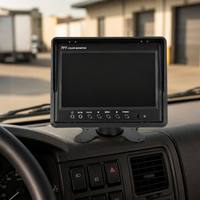Kit de Monitor de Asistencia de Reversa Inalámbrico de 1-4 Canales para Automóvil, con Alerta de Punto Ciego por IA, Visión Nocturna 720P, Resistente al Agua, Pantalla de 7.0 Pulgadas