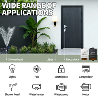 Interrupteur à distance sans fil Alexa AC 220V 30A, relais Wi-Fi avec module Tuya, télécommande pour le contrôle de l'éclairage