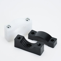 Serre-câble robuste en nylon à deux boulons, pince de fixation pour câbles, support de conduit en plastique pour armoire électrique