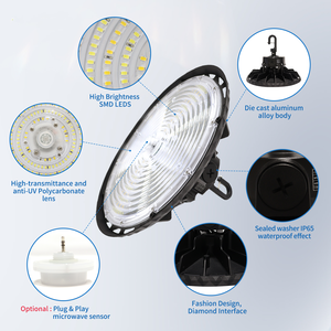 Chất lượng cao thương mại công nghiệp chiếu sáng LED UFO bay cao Ánh Sáng IP65 120W 150W 200W kho Highbay ánh sáng - Product Image 3