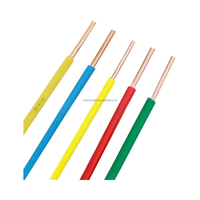 Bv Bvr 2.5mm Fil de cuivre électrique Câble d'alimentation isolé en PVC pour câblage de maison de construction Câble de terre