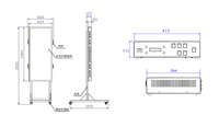 Caja de Luz para Cámara T8B-4-HW con Fuente de Luz LED 3000K/4000K/5000K/6500K para Evaluación de Color y Pruebas de Alta Precisión