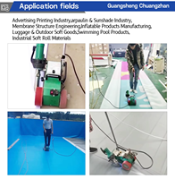 Nouvelle machine de soudage automatique à air chaud Besitiger pour membranes de toiture en PVC, bâches imperméables et tôles plastiques