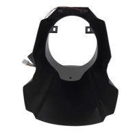 YongJin accessoires de moto noirs de haute qualité phares Led pour plaque de garniture de phare Harley Breaker