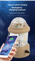 Lanterne d'ambiance LED portable colorée pour l'extérieur, lampe à boule en ABS, lampe de camping pour célébrités d'Internet