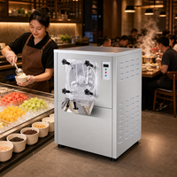 Machine à glace dure professionnelle pour comptoir de desserts de salon de thé, machine à gelato pour chaînes de cafés et magasins en franchise