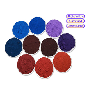 Óxido De Ferro Amarelo Vermelho Preto Marrom Azul Verde Branco Laranja Roxo Rosa Óxido De Ferro Pigmento - Product Image 5
