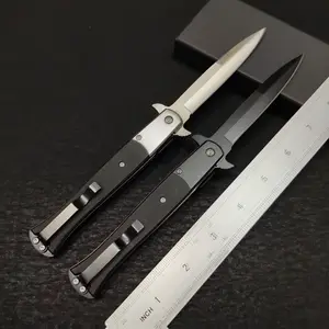 2024 phong cách phổ biến Drop Point D2 thép không gỉ G10 xử lý EDC gấp Pocket Knife