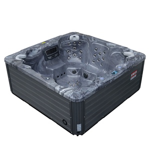 Spa Exterior Moderno Independiente para 7 Personas, Bañera de Hidromasaje de Acrílico Optix, Piscina de Hidromasaje con Luces LED y Drenaje para Uso en Hoteles - Product Image 2