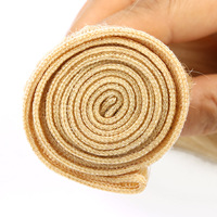 Lots de Cheveux Humains Blond Platine 613 Lisses Comme des Baguettes 12A 100% Vierge Non Traitée Double Trame Épaisse Pointes Épaisses Double Trame Faite à la Machine Vente en Gros
