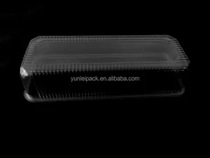 Lids Rectangular Vacuum Forming Trays Tubes Ps Plastic Container Packaging Box With Lids For Wipe