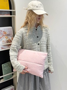 Nylon Waterproof Laptop Bag Business Quilted Portable Lightweight <b>Pillow</b> <b>Cloud</b> Puffy Sleeve Korean Perfume Slim In Briefcase - Product Image 4