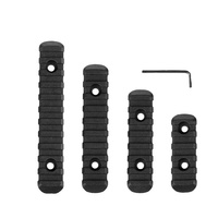 Lot de 4 bandes de guidage 20mm couleur sable Système décoratif latéral en nylon pour équipement de défense personnelle