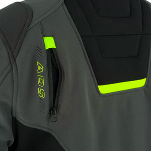 GIACCA MOTO BERING DISCORD Soft Shell Speech Jacket - Jaune fluo/Gris Été/Mi-saison - Product Image 2