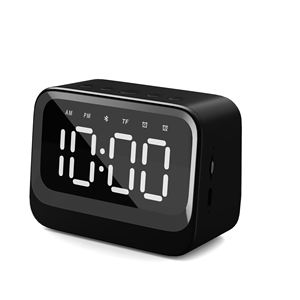 AFK nuevo modelo BT529 altavoz de diente azul tarjeta TF alarmas dobles 12 horas AM PM reloj de tiempo 1200mAh batería tipo C puerto de carga - Product Image 1