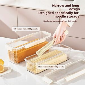 <b>Large</b> Capacity Modern Noodles Coarse Cereals Storage <b>Box</b> Sealed Moisture-proof Food Grade PP Plastic Sustainable Refrigerator- - Product Image 2