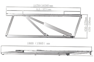 الأكثر مبيعًا مقص مزدوج الأسطوانة هيدروليكي محمول رفع السيارة 3 طن سريع وسعر منخفض متحرك للاستخدام المنزلي - Product Image 2