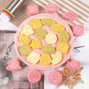 8 cái/bộ Giáng Sinh Khuôn Santa Claus Elk Bông Tuyết Người Tuyết Gingerbread Người Đàn Ông Mô Hình Khuôn Bánh Quy Khuôn Cookie Cutter <span class=keywords><strong>Sugarcraft</strong></span> - Product Image 3