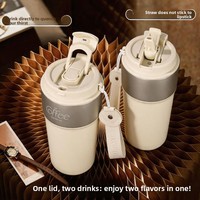 Nouvelle Tasse Thermos Isotherme Double Boisson en Acier Inoxydable 316 de Haute Qualité, Portable pour Voiture et Extérieur, Design Minimaliste Moderne, Compagnon de Voyage