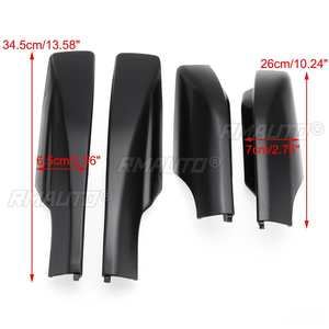4 pièces, couvre-rail de toit en ABS noir argenté, coque de protection pour TOYOTA RAV4 2007 2008 2009 2010 2011 2012 - Product Image 4