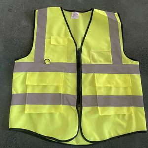 เสื้อกั๊กสะท้อนแสงสำหรับงานอุตสาหกรรม CITICITY สีเหลือง สำหรับงานก่อสร้าง พร้อมโลโก้ - Product Image 3