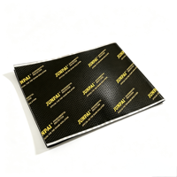 Feuille d'insonorisation automobile en aluminium de 2 mm, feuille d'amortissement des vibrations en butyl, insonorisant résistant à la chaleur pour compartiment moteur