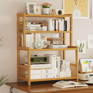 Estantería Pequeña para <span class=keywords><strong>Escritorio</strong></span> de Estudiante, Estante de Almacenamiento de <span class=keywords><strong>Escritorio</strong></span> Grueso y Simple, Estante de Almacenamiento para Dormitorio - Product Image 2