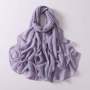 ผ้าพันคอฮิญาบผ้าชีฟองปักแฟชั่นฮิญาบพร้อมผ้า niqab - Product Image 6