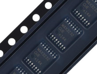 MAX3232CUE+T IC Chip Baru Asli Sirkuit Terpadu Komponen Elektronik RS-232 Transceiver 3.0V-5.5V TSSOP-16 Paket 15kV