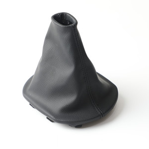 Cubierta de bota de engranaje para <span class=keywords><strong>KIA</strong></span> <span class=keywords><strong>Sportage</strong></span>, cubierta negra de cuero PU para palanca de cambios Manual, antipolvo, nueva - Product Image 4