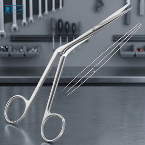 Ciseaux chirurgicaux Heymann en acier inoxydable, instrument de chirurgie générale manuel, certifié CE ISO 2015 Classe I F4-238, garantie 1 an - Product Image 4