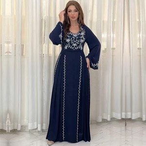 Medio Oriente, Europa e America. Dubai Appliques ricamato esportazione per gli abiti, festa musulmana elegante e abiti da banchetto. - Product Image 2