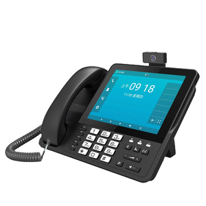 8 inch văn phòng kinh doanh khách sạn 4G Wifi SIP điện thoại PSTN Điện thoại cố định <span class=keywords><strong>VoIP</strong></span> IP điện thoại với Camera HD <span class=keywords><strong>Speakerphone</strong></span> cuộc gọi ghi âm - Product Image 1