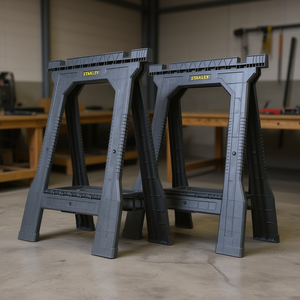 Par de Caballetes de Plástico Stanley Junior, 24 Pulgadas de Altura, Soporte de Trabajo - Product Image 3