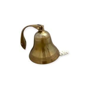 Campana de Barco de Latón Estilo Vintage, Decoración Náutica para Exhibición Marina, Hogar, Oficina y Regalo - Product Image 1