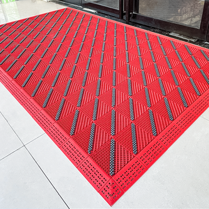 Alfombra impermeable Alfombra Enclavamiento Entrada al aire libre Felpudo Modular Bobina Alfombra de <span class=keywords><strong>suelo</strong></span> con agujeros de drenaje - Product Image 1