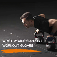 Gants de fitness demi-doigts personnalisés pour hommes et femmes, respirants, antidérapants, paume en cuir, fermeture magnétique, pour entraînement en extérieur et randonnée