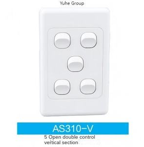 Interrupteurs et prises murales double pôle standard australien avec port de charge USB 10A 250V 4 prises Design moderne - Product Image 3