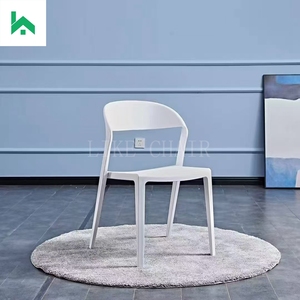 近代的な卸売プラスチックダイニングルーム家具スタッカブルアームレストダイニングチェアホームバーパークアパートメントワークショップ屋外 - Product Image 4