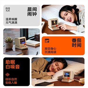 Divoom Dot Sound Bluetooth Speaker Retro Pixel Screen Wireless Desktop Speaker With Display Visual Information - Product Image 3