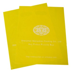 Bolsa <span class=keywords><strong>de</strong></span> la compra con asa troquelada impresa con logotipo personalizado, bolsa <span class=keywords><strong>de</strong></span> regalo con superficie serigrafiada - Product Image 4