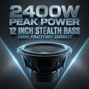 Subwoofer automobile Super Bass 12 pouces MAX 2400W, haut-parleur audio haute puissance, double 2/4 ohms, production OEM professionnelle - Product Image 1