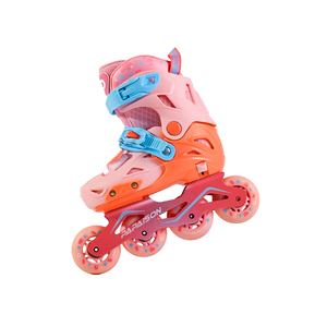 Patins à roulettes à double boucle de conception nouvelle avec roues en PU à roulements ABEC-7, légers, taille réglable pour enfants et adultes - Product Image 6