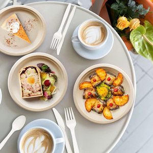 <span class=keywords><strong>2025</strong></span> trọng lượng trung bình dùng một lần phân hủy sinh học PP PLA dĩa thìa 2.5g nhựa dao kéo đồ dùng cho các sự kiện bên Bộ đồ ăn - Product Image 2