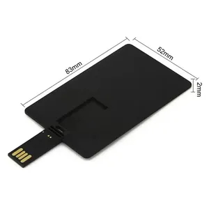 การ์ด USB 2.0 pendrive แบบ USB สำหรับปริ้นเตอร์บัตรเครดิตยูเอสบีแฟลชไดรฟ์การ์ด4G 2GB 8GB 32GB 64GB โลโก้ออกแบบได้ตามต้องการ